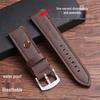 High-end Quick Release Genuine Leather Retro Men's Watch Strap - Crazy Horse Leather 18/20/22/24mm
