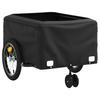 Bicycle Trailer Black and Green 45 kg Iron