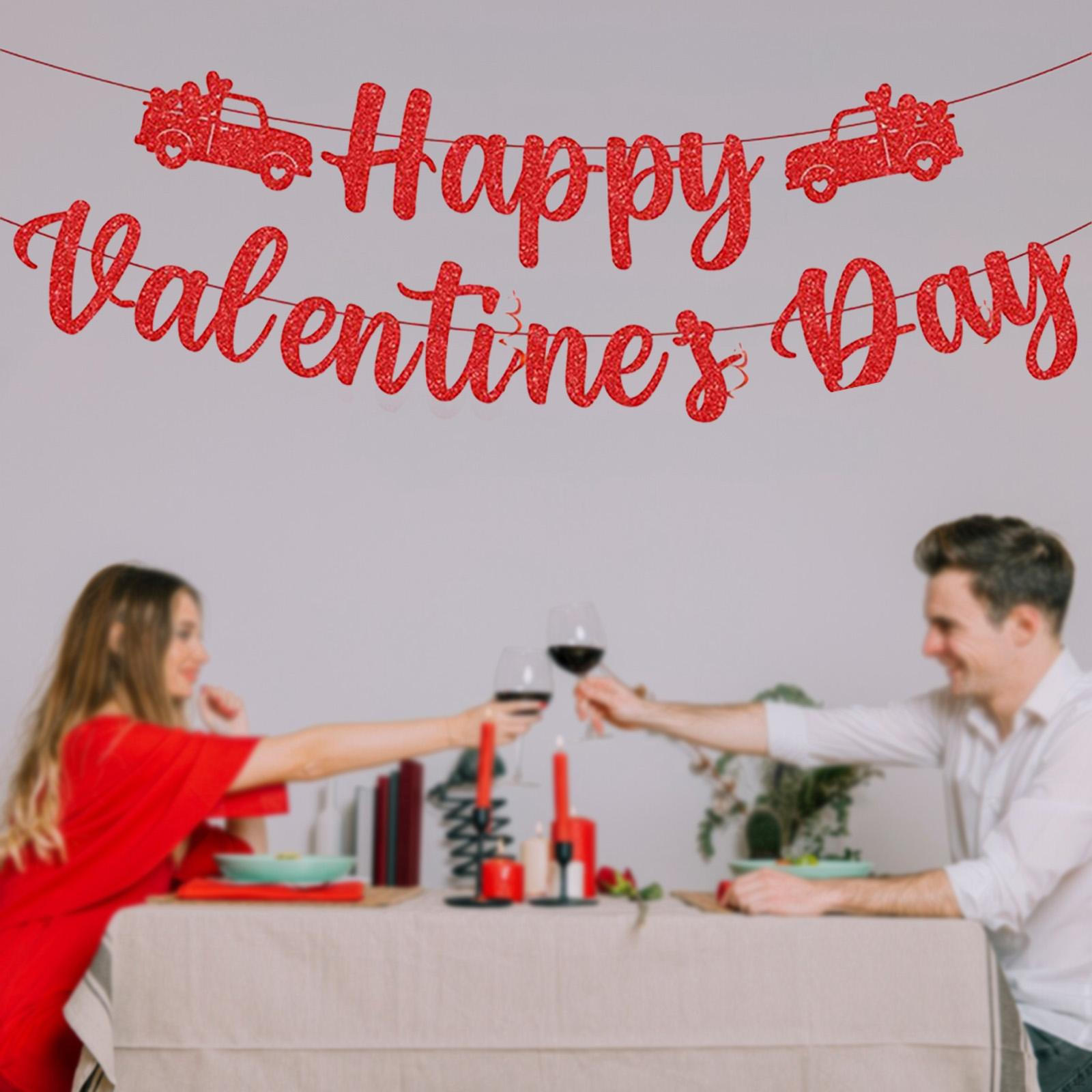 

Valentines Day Decoration Banner Garland Decorations Set Heart Hanging swirls for Mother