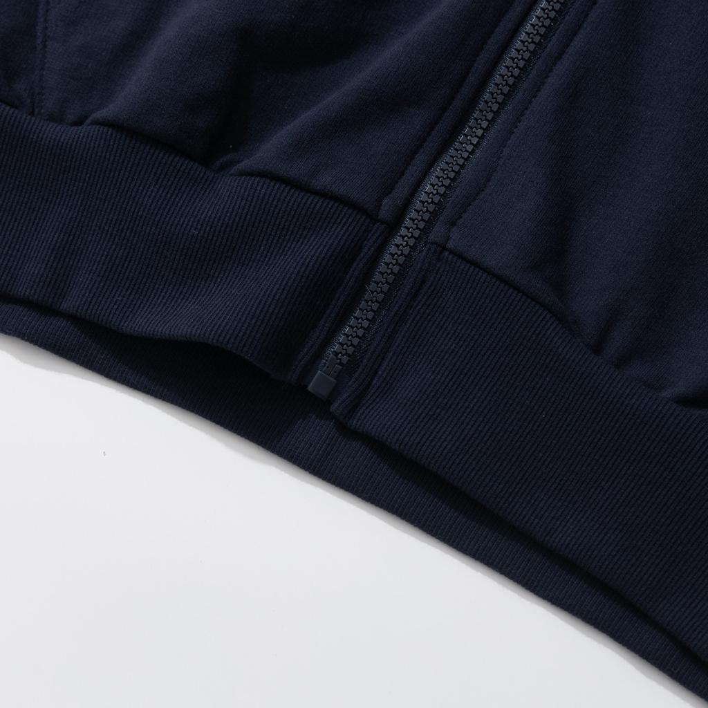 New Era × MLB New York Yankees Logo Print Zip-Up Hoodie Men hoodies Navy-Blue 12588129