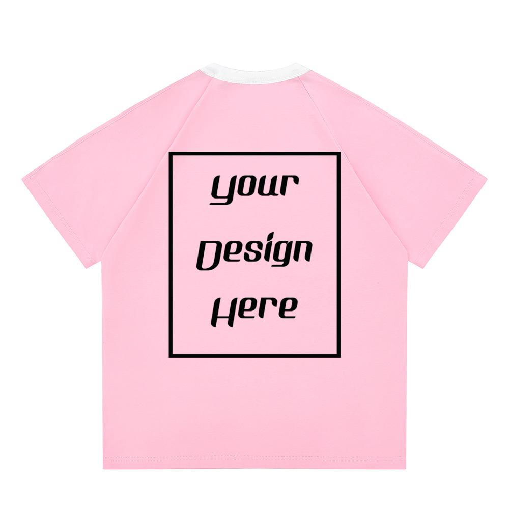 Streetwear Customized Pattern Print Unisex T-Shirt Harajuku Casual O Neck Student Lovers Short Sleeves Men Women Massive Cotton T-Shirt
