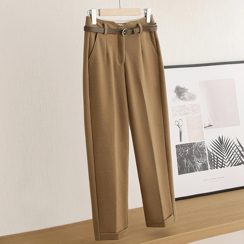 High-waisted Casual Suit Pants Nine-point Women's Pants Autumn and Spring Women