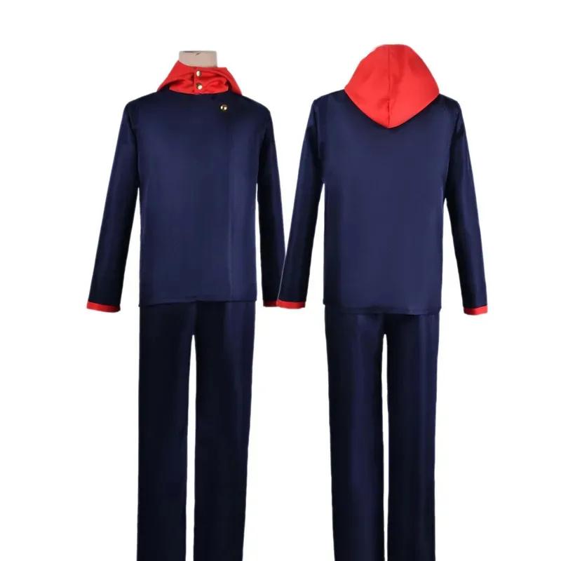 Anime Jujutsu Kaisen Itadori Yuji Üst pantolon seti okul üniforması Cosplay Kostümleri