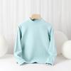 Kids' Warm Long Sleeve Korean-Style Cotton Sports Top