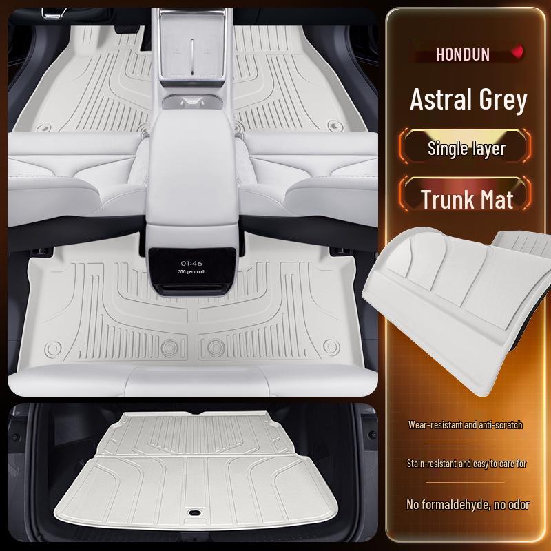 XPeng P7 2025 TPE Floor Mats: Complete Car Interior Carpet Set