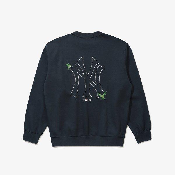 New Era New York Yankees Sweatshirt Navy 15147516