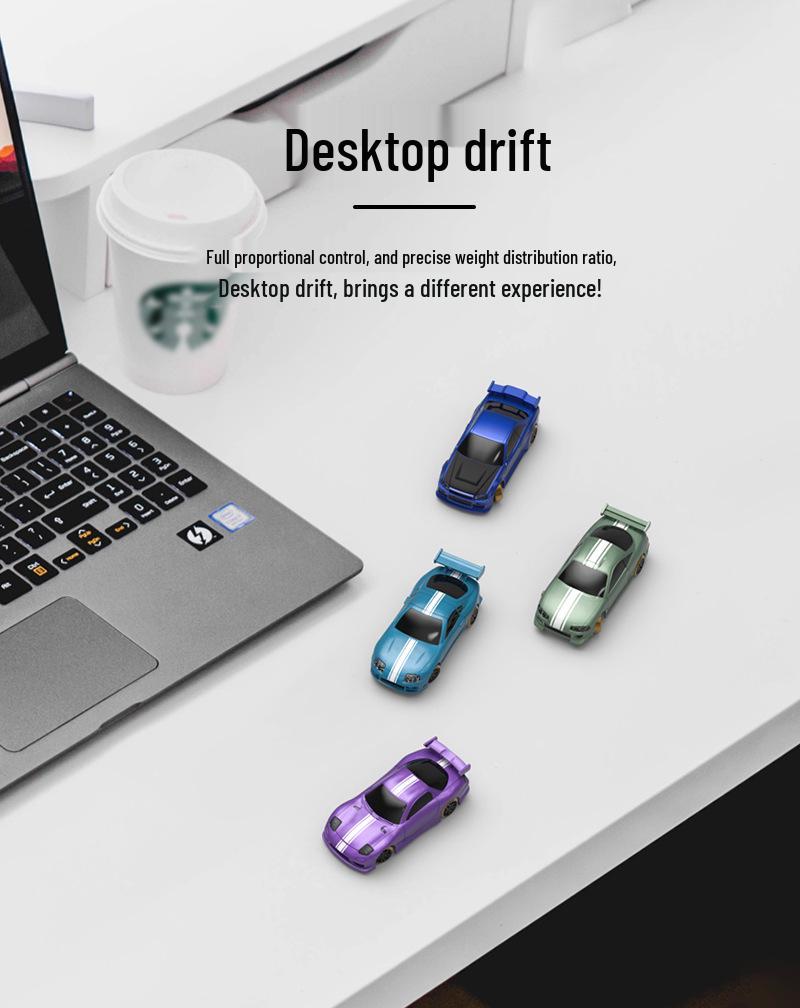 1:76 Scale Turbo Racing RC Drift Car Model - C61 C62 C63 C64 Simulation