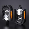 Bicycle Folding Pedals with Safety Reflective Sheet Bicycle Flat Pedals Non-Slip Universal Foldable Pedals Bicycle Accessories