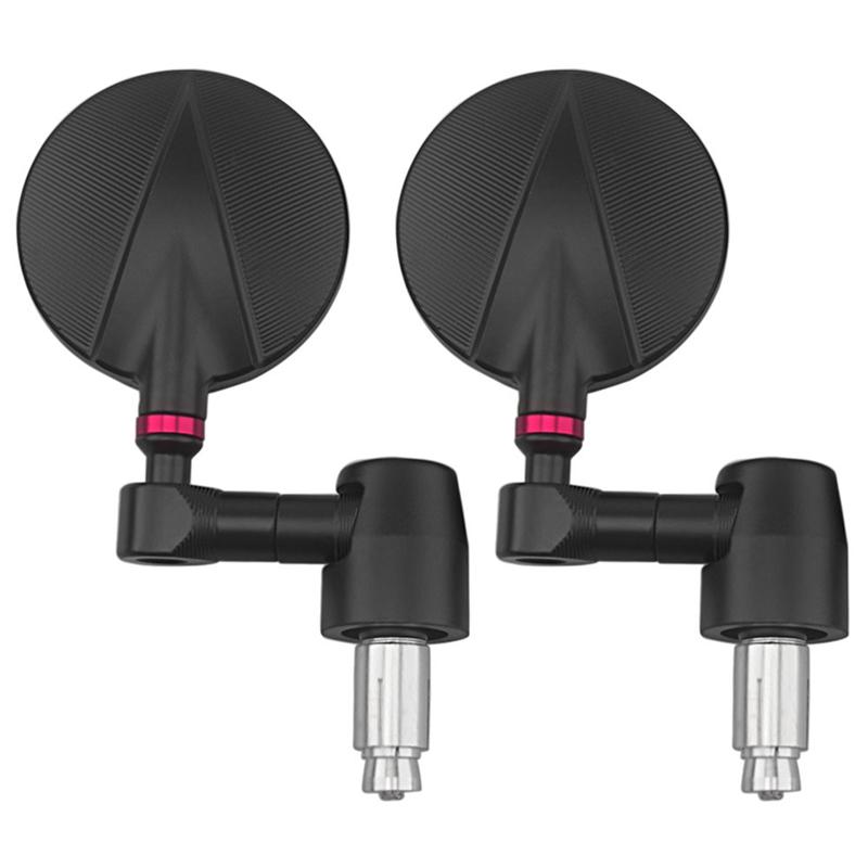 ABLZ-Universal Motorcycle Rearview Mirror For 22Mm Handlebars Side Mirror Modification Accessories