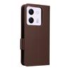 For Xiaomi Poco M7 Pro 5G Case with Wrist Strap Litchi Texture PU Leather Wallet Phone Cover