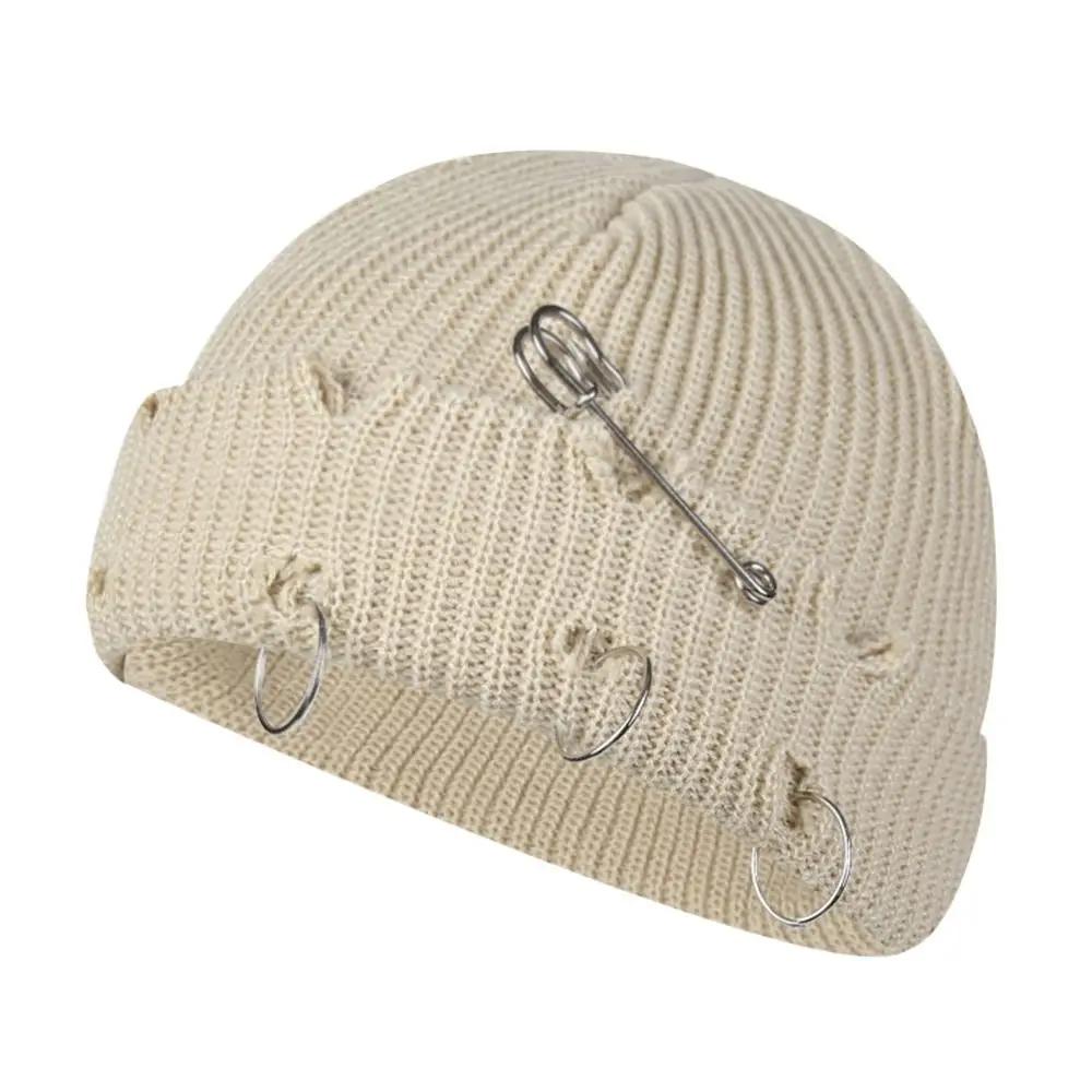 Fashion Winter Warm Knitted Cap Soft Solid Color Slouchy Bonnet Thick Casual Ski Hats For Men Women Apparel Accessories