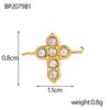 CARLIDANA Shiny Stainless Steel Star Pendant Moon Cross Colorful Rhinestone Charms Making Women DIY Necklace Bracelet Earrings