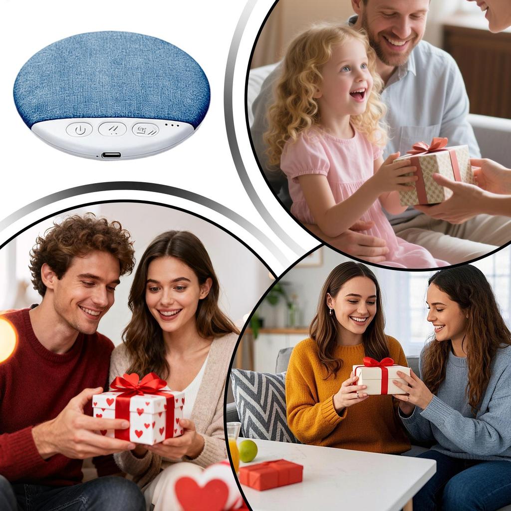 Bedroom Pillow Speaker Sound BT Under Pillow Speaker Stereo Bass White Noise With Timer For Sleeping Gifts