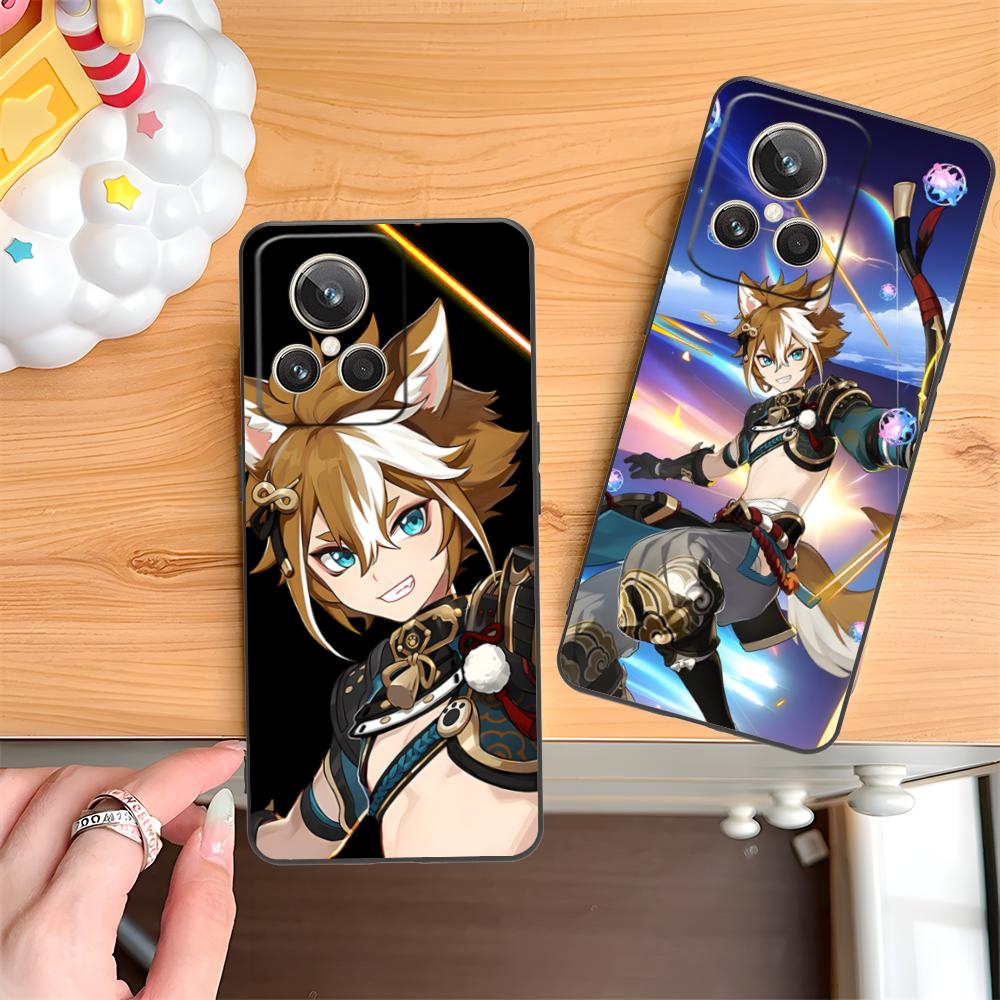Game GI Gorou Mobile Phone Case for Realme 15 14 13 12 11 10 9 Pro Plus T I Lite 5G Colorful Printing Cover Cover Pretty Luxury