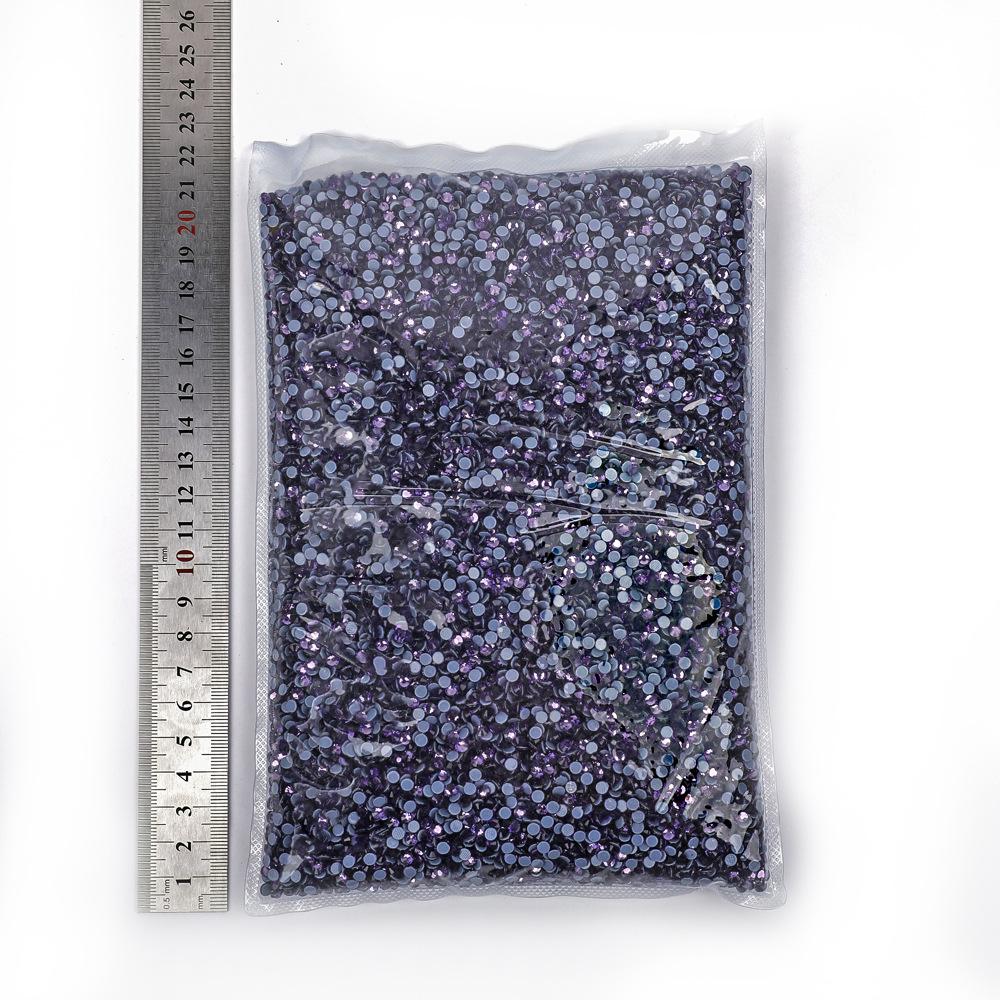 Weichen Imitation Austrian Hot Diamond Big Bag, Grid Glue Glass Rhinestone Hot Melt Glue Bottom Drill Clothing Accessories