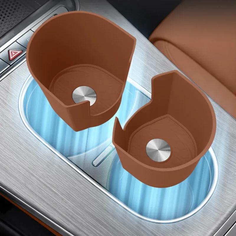 Anti slip fixing pad silicone material for car center water cup cover For Mercedes-Benz GLC 400 350 EQ EV X540 2026 2027