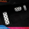 Stainless Steel Car Pedals Gas Brake Rest Pedal for Subaru Forester SH SJ 2006-2018 XV 2012-2017 Impreza 2006-2015
