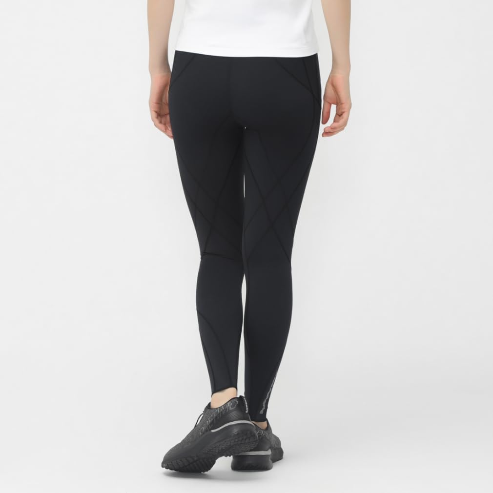 Wacoal Generator Model Sports Tights and UV Protection Size LT CW-X (Long Length), Moisture-Wicking, Quick-Drying, (Over 90%), HZY669, Women's, BL,