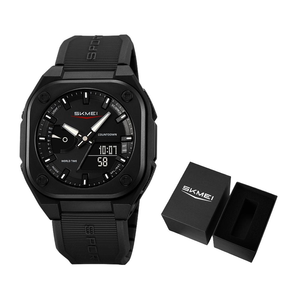SKMEI Daylight Saving Time Quartz Watches For Mens Women Sports Digital Electronics Waterproof Wristwatches Relgios Masculino