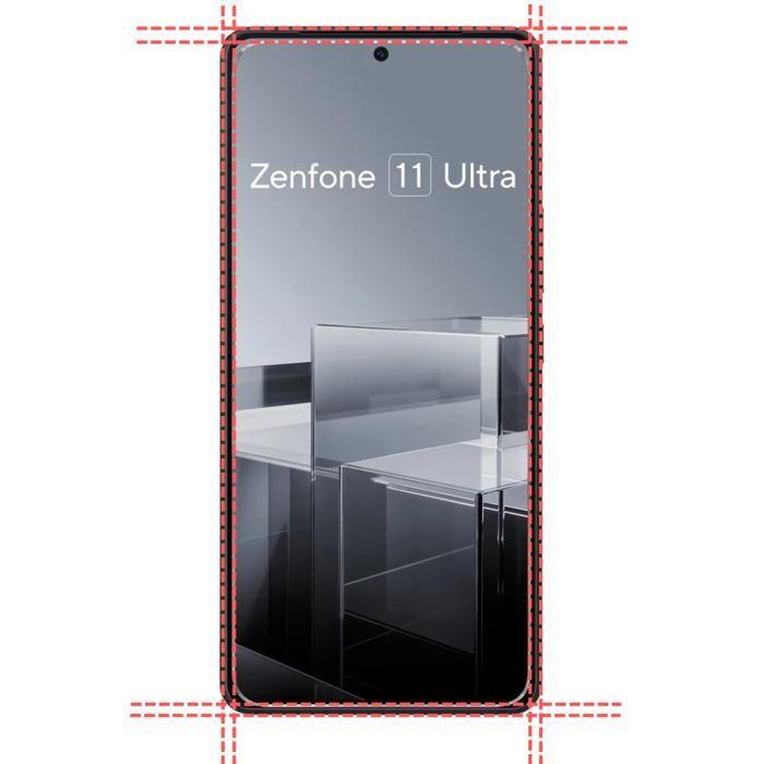 Film verre Trempé pour Asus Zenfone 11 ULTRA 5G [Pack 4] Vitre Protection Ecran Phonillico®