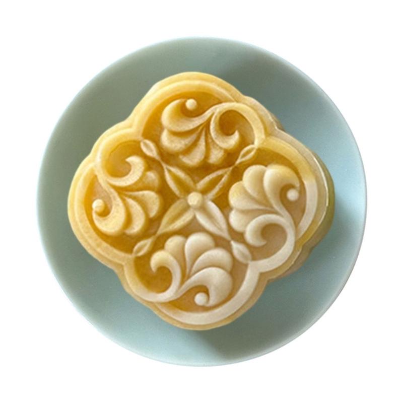 Mooncakes Molds Cookie Stamps Dessert Baking Tool Hand Pressure Chinese Pastries Mould for Celebration and Gatherings