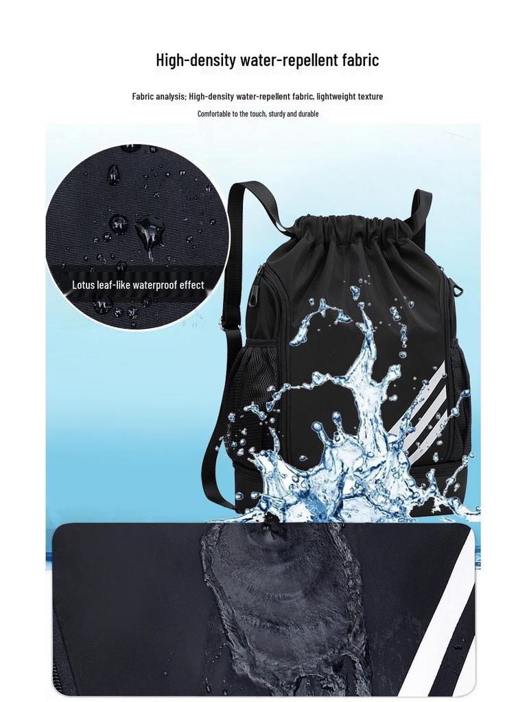 Large Capacity Outdoor Sports Backpack: Basketball, Fitness, and Mountaineering Drawstring Bag