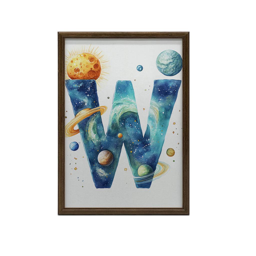 Plakat Odkryj Magię Litery W Plakat Odkryj Magię Litery W, 40X50 Cm, Bez Ramy, Papier Matowy 230 Gsm