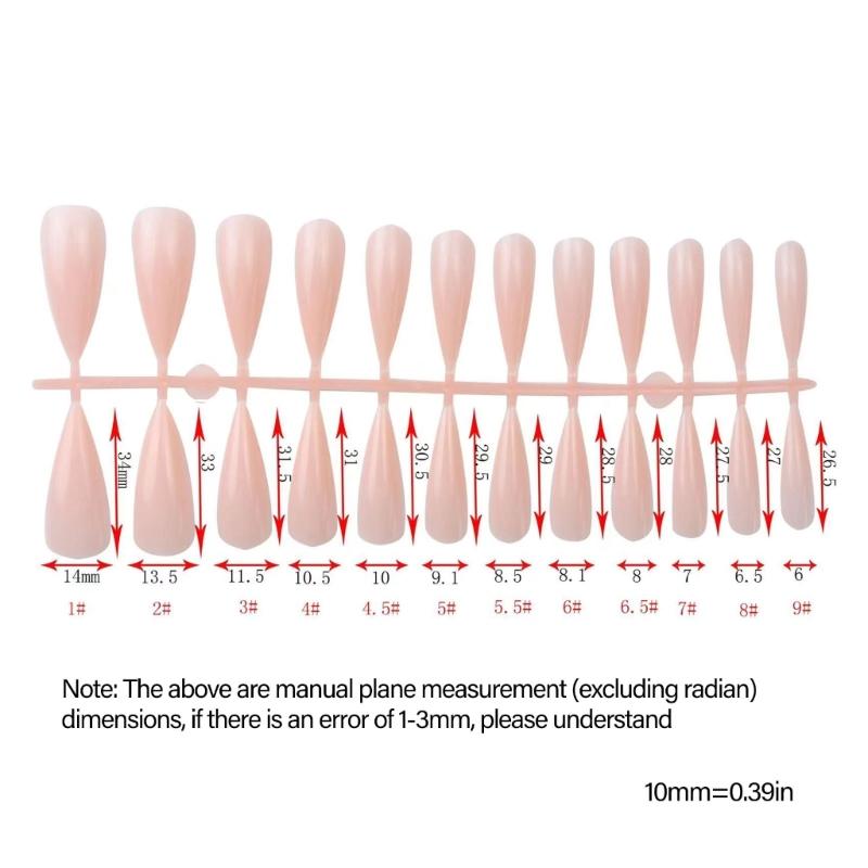 24 Pcs Long Stick On Nail Stilettos Full Cover False Nail Rhinestones Press On Nail Manicures Supplies for Woman