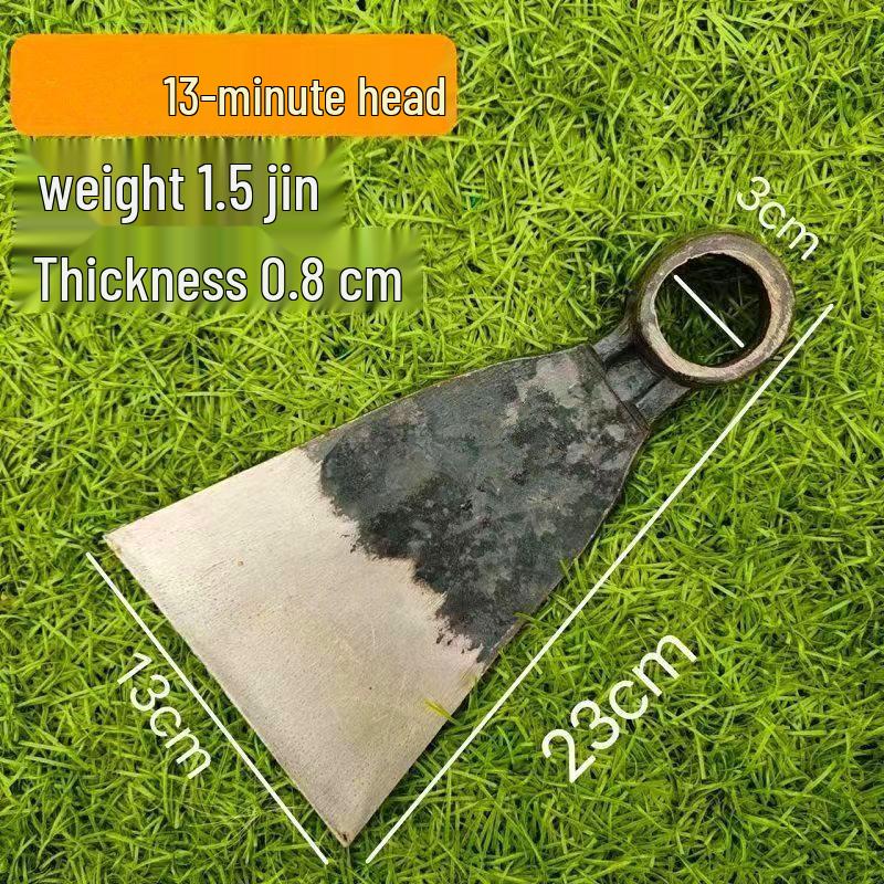 Кованая мотыга: Идеально подходит для выкапывания корней, сбора побегов бамбука, посадки, рыхления почвы и прополки.