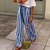 Women's Casual Straight Leg Jogger Pants Loose Fit with Elastic Cuffs for Summer