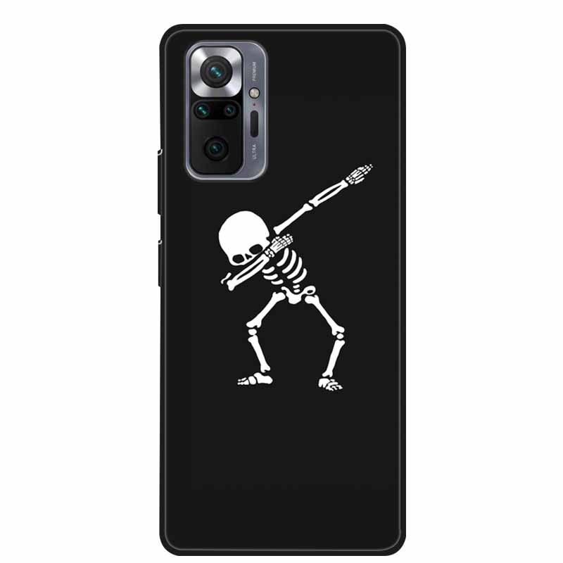 Per Xiaomi Redmi Note 10 Pro Custodia Moda Morbido Silicone Cover per Telefono per Redmi Note10 Pro Max Coque M2101K6G Paraurti Cool Funda
