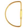 Brass Screw Lock Carabiner Clip Hook Keychain Key Ring DIY Gift
