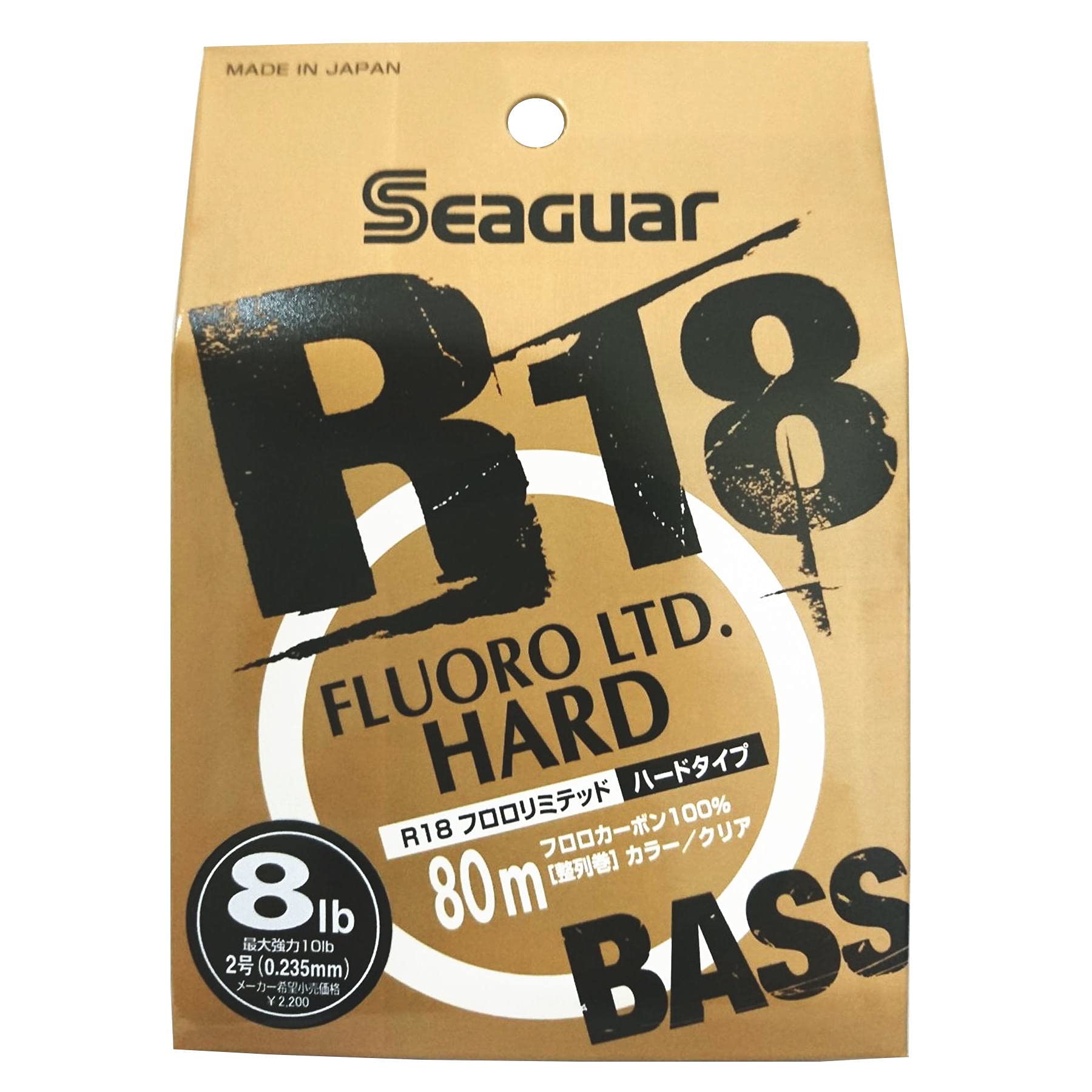 Seaguar Line Seaguar R-18 Fluorolimited Hard Bath 80m 8lb 8lb