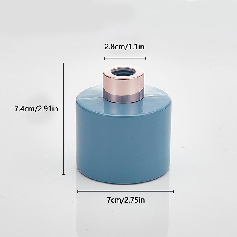 Sticlă de sticlă goală pentru aromaterapie de 150 ml, Sticlă difuzor de parfum cu ratan, Difuzor de parfum, Recipient de sticlă pentru decorul casei