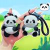 Panda Bag Pendant Cartoon Car Key Chain Cute Bag Accessories  Student