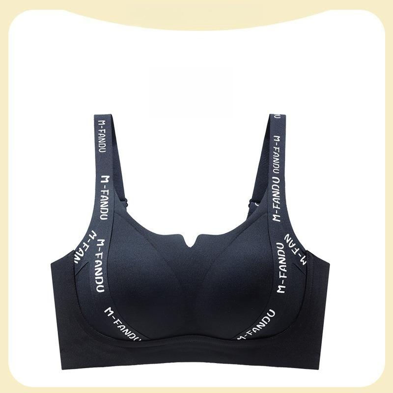 

Plus-size Lingerie Women s Breast Retraction Anti-sagging Gathering Bra Seamless Sports Bra M