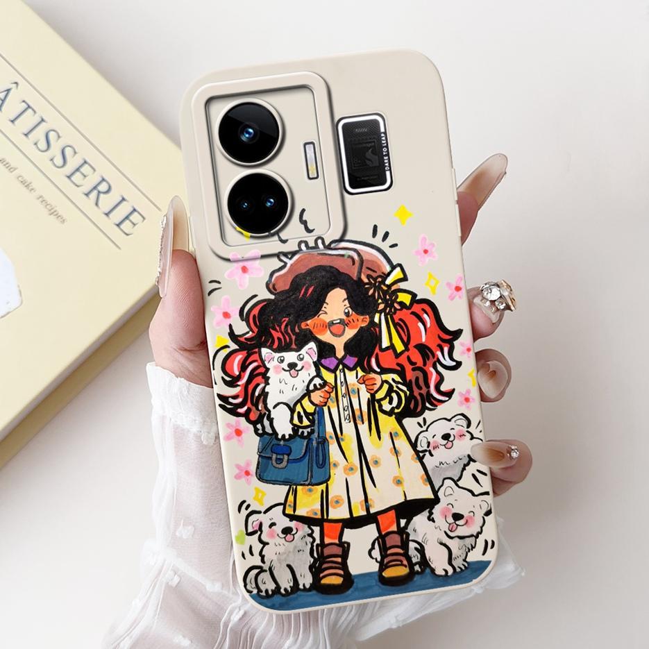 For Realme GT3 Case RMX3709 Cute Funny Cartoon Cover Soft Silicone Case For Realme GT Neo 5 Neo5 240W RealmeGT3 Back Cover Coque