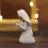 Christmas Nativity Figurines Holy Family Figure with Donkey Nativity Figure,Table Ornament Religious Christmas Decors