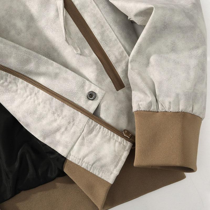 Autumn and Winter PU Leather Jacket Baseball Jacket Men's Spring and Autumn Casual Bomber Jacket Men