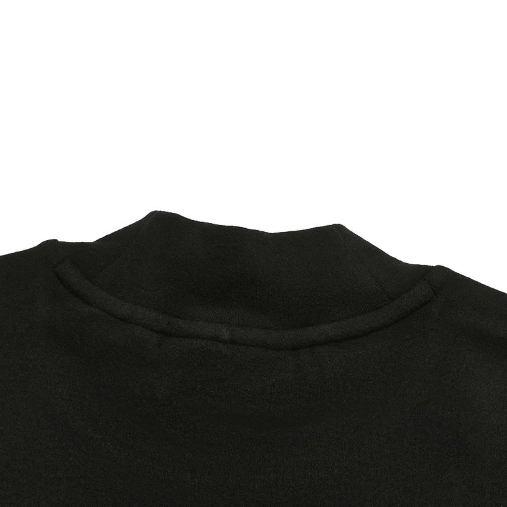 Fila White Minimalist Fashion Casual Versatile Quality Knitted Long Sleeve T-Shirt Men Tops Black F11M543214FBK