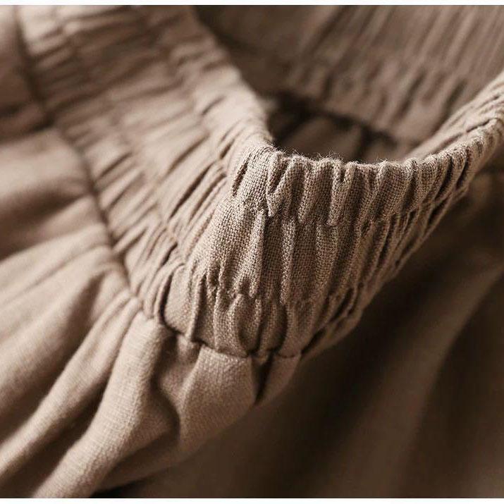 Women Casual Pants Wide Seven-minute Wide-legged Trousers Female Summer Thin Section Ladies Trousers Mother Large Size Women's Trousers