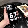 Custodia S-Six SS S-Seven 67 Per iPhone 17,16,15,14,13,12,11 Plus,Pro Max,XS,Colorata Argento Nero Cover