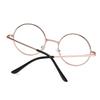 Lunettes rondes vintage style nerd myopie pour femmes hommes Monture métallique classique Lunettes pour myopes Soin de la vue -1,00 ~ -4,0 Dioptrie Lunettes