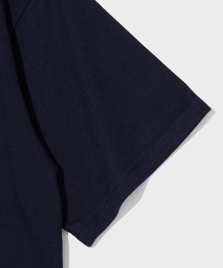 ROIDESROIS Rods Check Logo Short Sleeve T-Shirt (Navy)