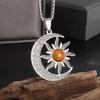 Fashion Charm Witch Knot Necklace Stainless Steel Irish Celtic Knot Pendant Witchcraft Amulet Magical Jewelry Gift for Girls