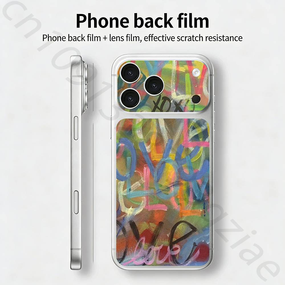 

Океан Кит Акула Плавание Для iPhone 17 pro Max /17 pro Полное Покрытие Наклейка Кожаная Обертка 3D Цветная Задняя Защитная Пленка-Наклейка iPhone17promax