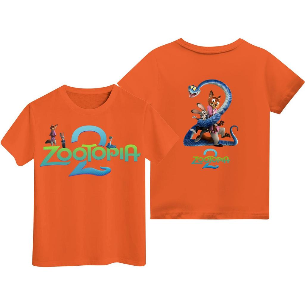 Children's Casual Fashion Cartoon Print Short-sleeved T-shirt Top