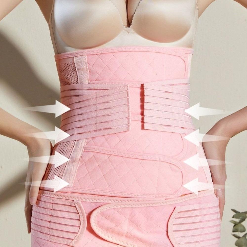 Seamless Postpartum Body Shaper Tummy Control Belly Contracting Waist Trainer Set Thin Hip Bone Contraction Women Girdle Belt