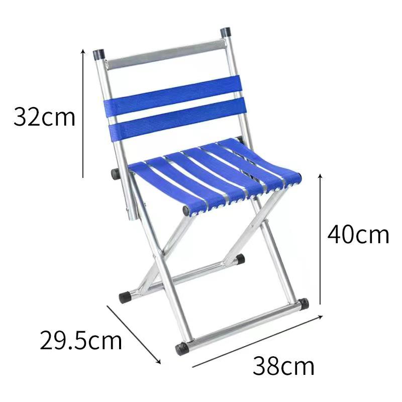 Sgabello Pieghevole Compatto con Schienale per Adulti e Bambini - Portatile e Versatile per Uso Esterno