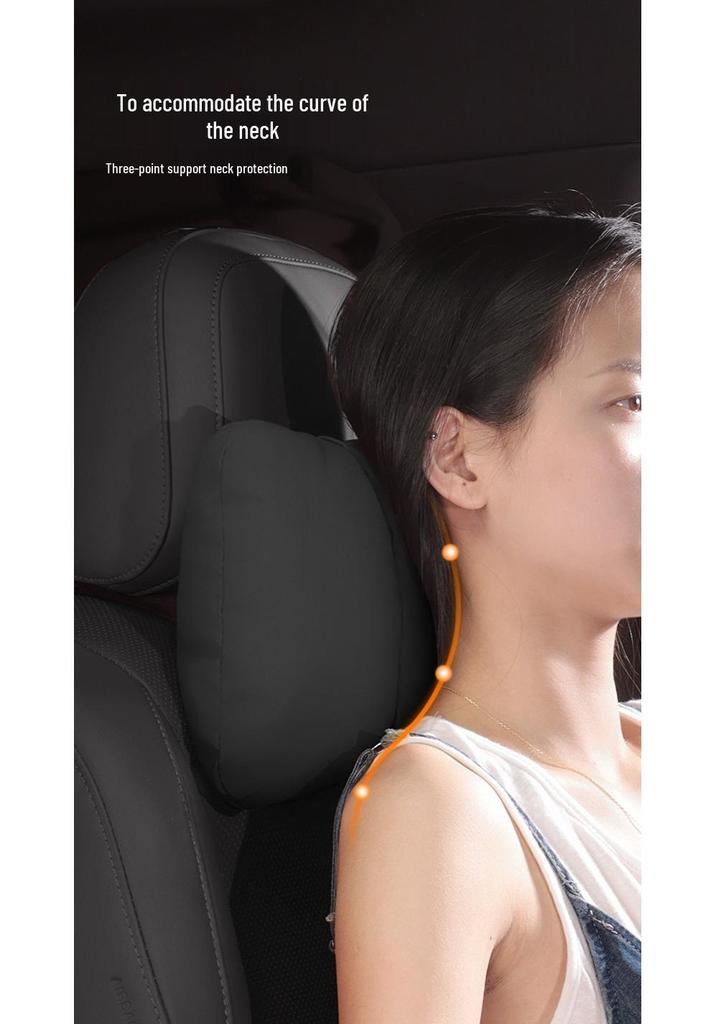 Skoda Headrest Lumbar Support Pillow for Octavia, Superb, Kamiq, Karoq - Neck Protection Cushion
